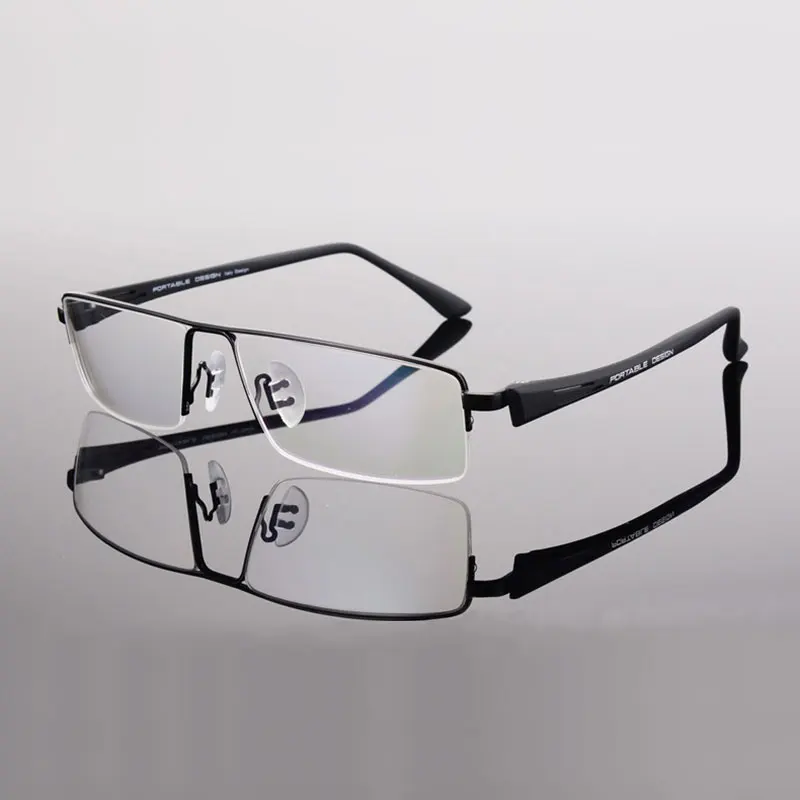 Toptical полуоправа, коммерческие очки, оправа для близорукости, очки для больших мужчин, ультра-светильник, большие простые оправы для очков, мужские