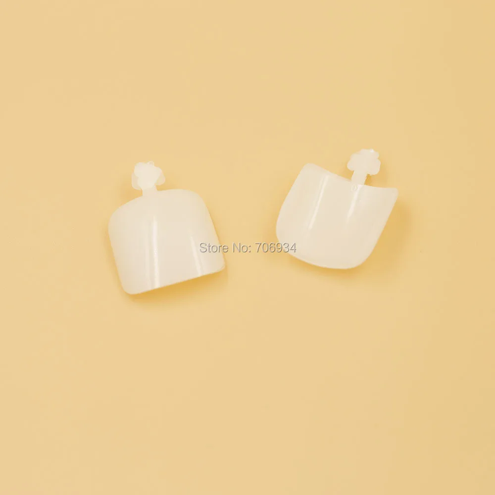 Fake Nails Acrylic Nail Tips 1 bag (500 pcs) oval Clear Natural False Toe G3 | Красота и здоровье