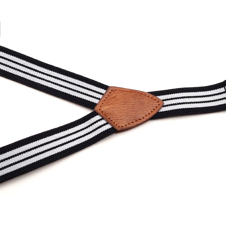 Новинка года брендовые Ремни Детские Полосатые 4 зажимы Y-strap Высокое качество для мальчиков и девочек брюки подтяжки Регулируемая мода