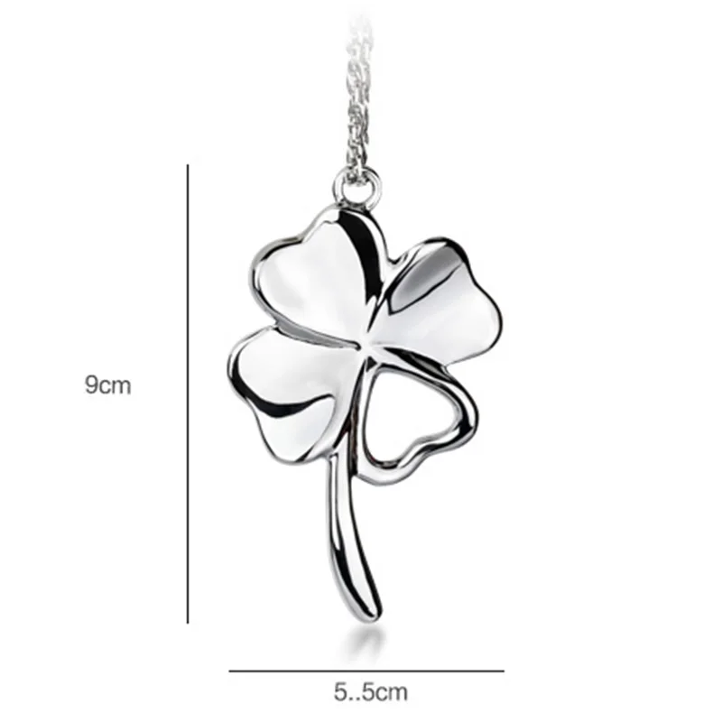 Полый Клевер хромированная металлическая подвеска с эмблемой Alfa Romeo Love Heart 4 Leaf Clover Healty богатство символ удачи автомобиля зеркальный орнамент