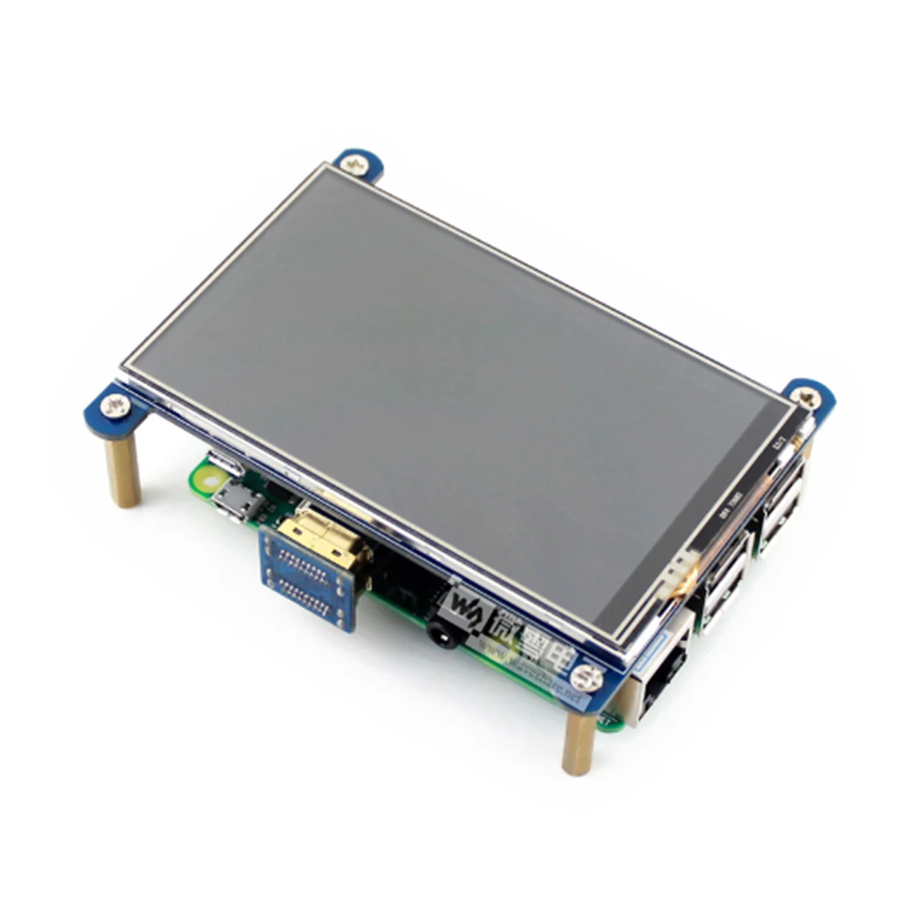 Для Raspberry дисплей 4 дюйма HDMI lcd резистивный сенсорный экран ips экран 800x480 HD