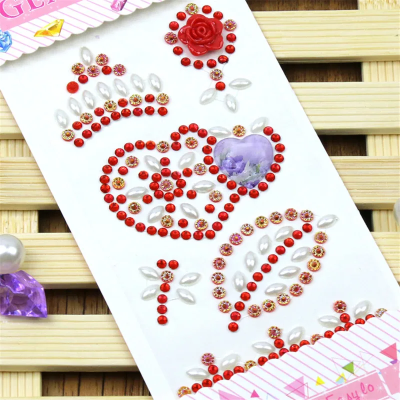 Мультфильм мотив стразы наклейки diy дрель мобильных акриловые плоской пасты