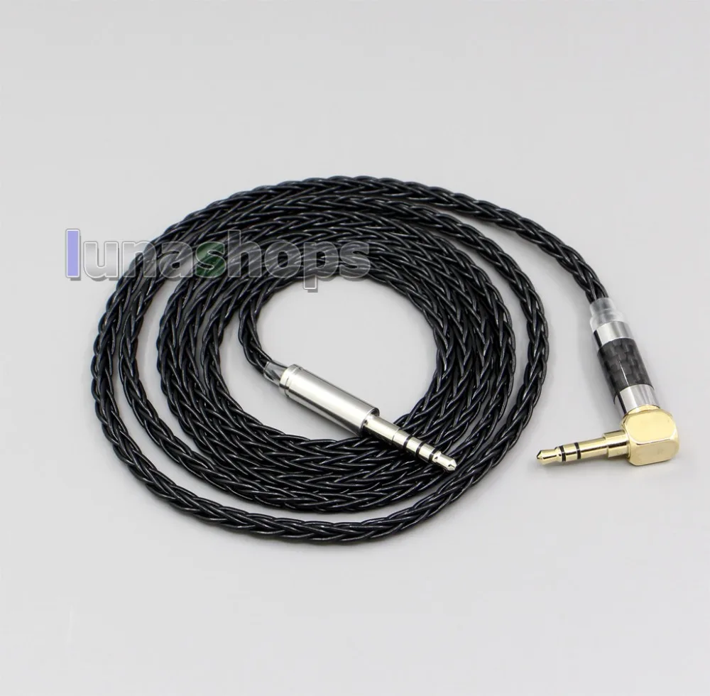 LN006337 XLR сбалансированный 3 5 мм 2 8 ядер посеребренный кабель для наушников Denon AH mm400
