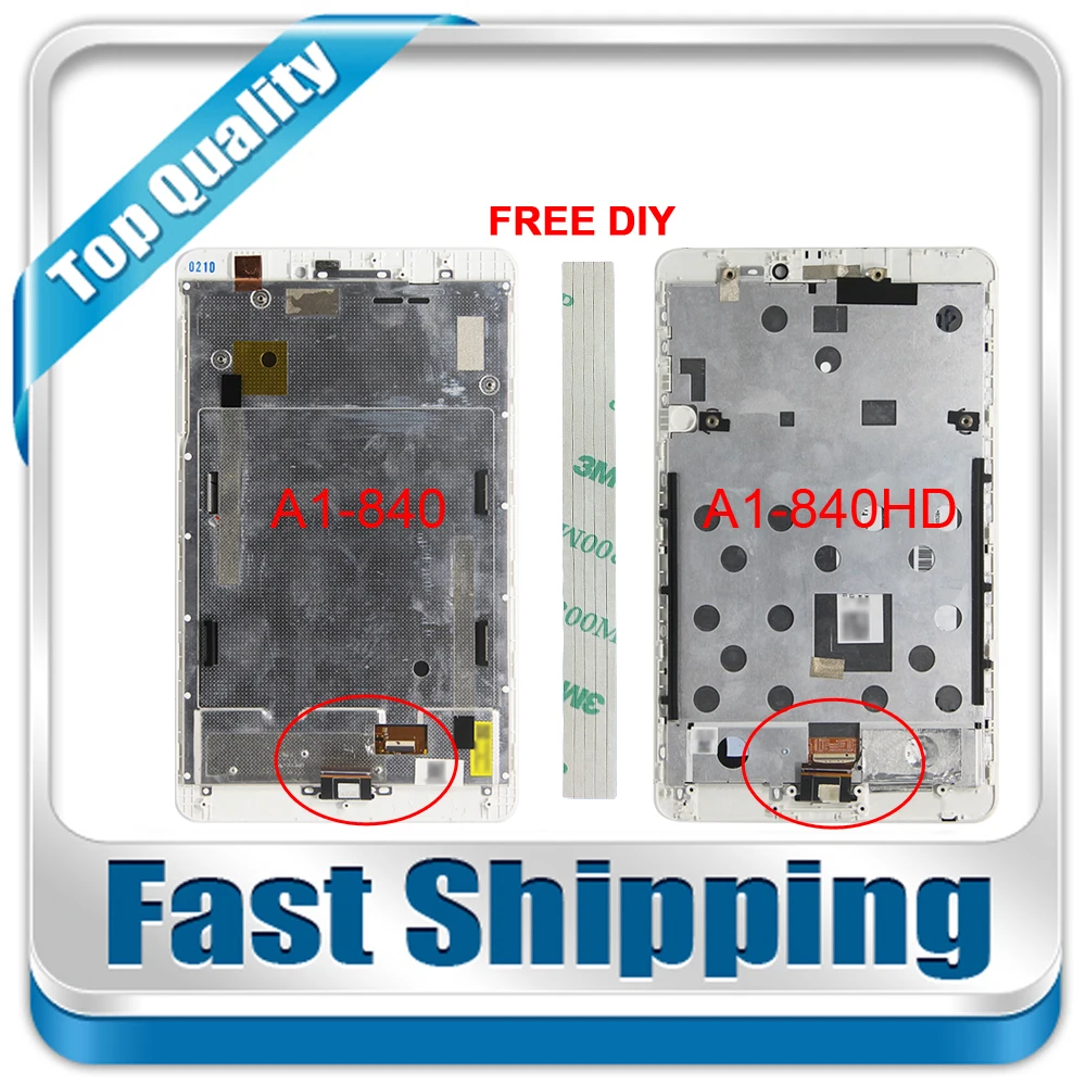 New For Acer Iconia Tab 8 A1-840FHD A1-840 Replacement LCD Display Touch Screen with Frame Assembly White | Компьютеры и офис