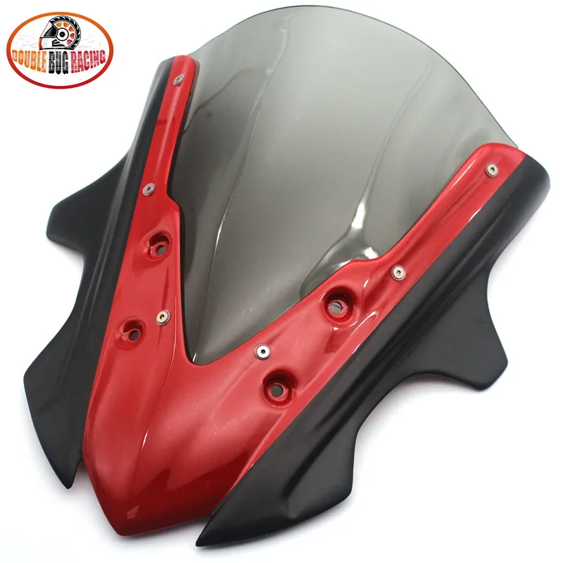 red smoke Мотоцикла Viser козырек ветрового стекла дефлектор ветрового стекла для HONDA CBR650F CBR-650F- CBR 650 F - Цвет: red smoke