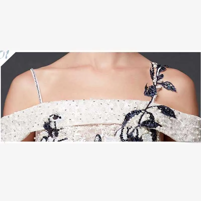 Breydress вечерние платья Роскошные 2017 A Line тюль Лодка шеи Бисероплетение короткий