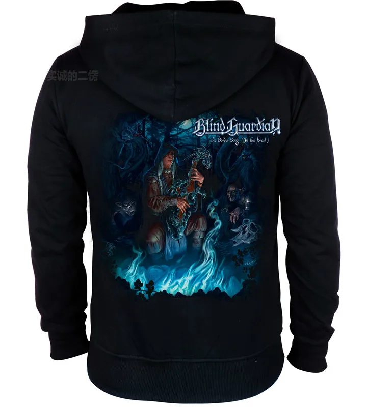 Хлопковая толстовка с капюшоном и надписью Dragon Blind Guardian 6 видов|rock hoodie|zipper sweatshirtbrand