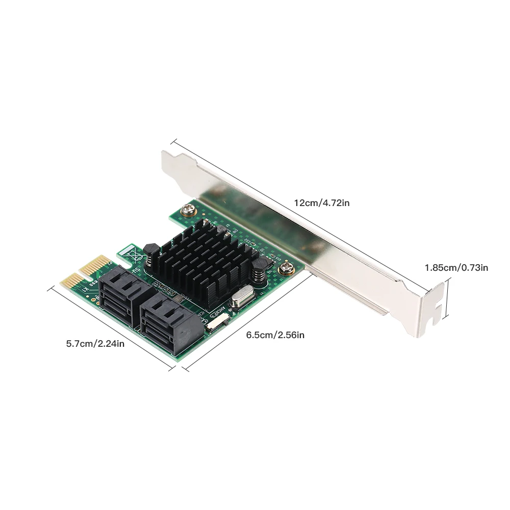 Карта адаптера PCI-E SATA III с 4 портами карта расширения PCI Express для контроллера до 6