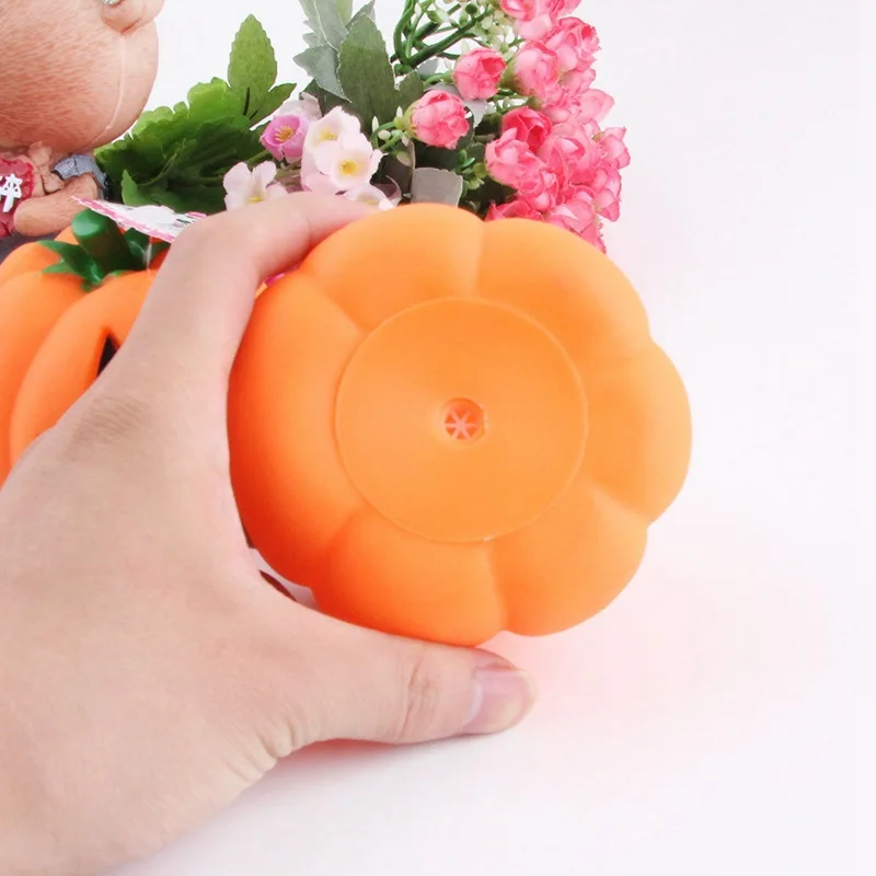 Хэллоуин Тыква питомец игрушка пищалка для Собаки Игрушки маленьких собак