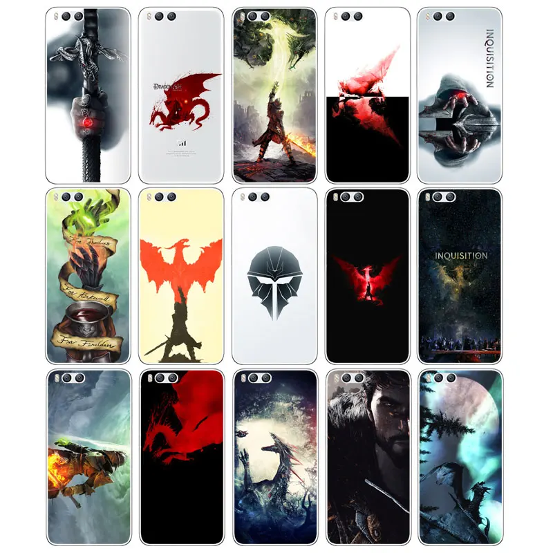 DREAMFOX M370 Age Of The Dragon Soft TPU Silicone Case Cover For Xiaomi Mi Note 2 3 4 5 6 8 SE M5 4C 4S 5C 5S 5X 6X A1 Plus |