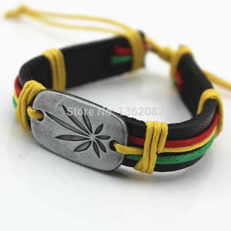Модные красные желтые зеленые конопляные браслеты ручной работы из сплава