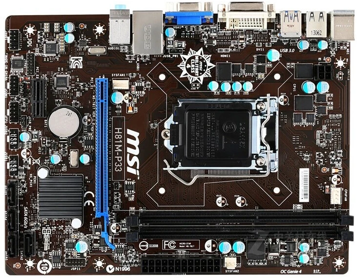 Оригинальная материнская плата для MSI LGA 1150 DDR3 22 нм ЦП 16 ГБ USB2.0 USB3.0 настольные