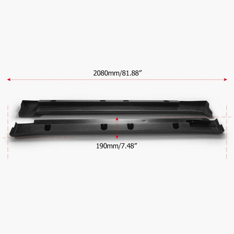 Для Toyota 03-08 Crown GRS18 INGS style FRP стекловолокно боковая юбка стекловолокно дверь шаг крышка Дрифт сплиттер Тюнинг Комплект отделка