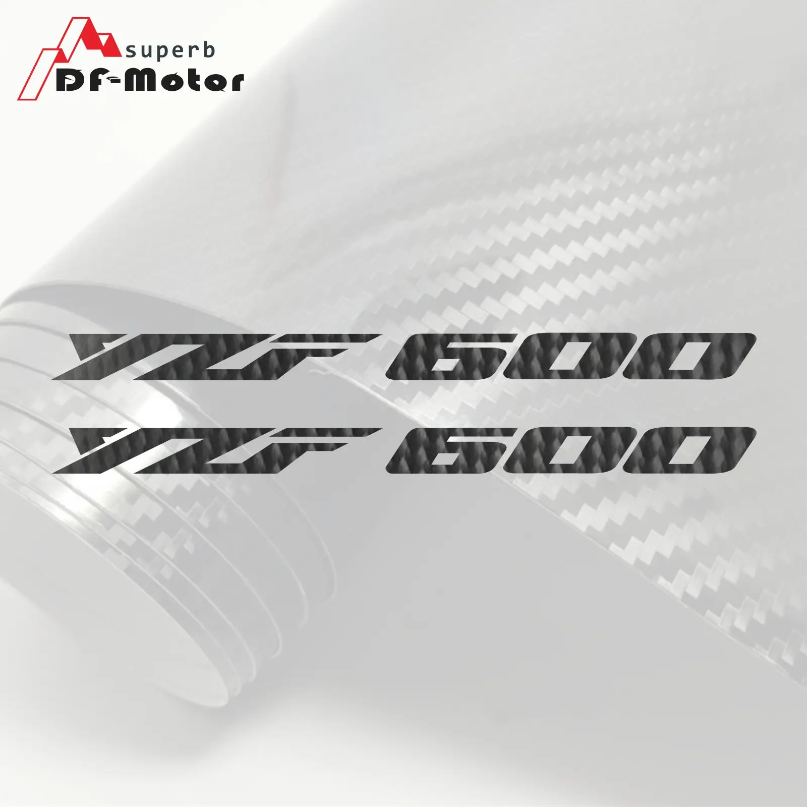 

8Inch 5D Carbon Fiber Sticker Decal Motorcycle Car Sticker Wheels Fairing Helmet Sticker DIY For YAMAHA YZF 600 YZF600