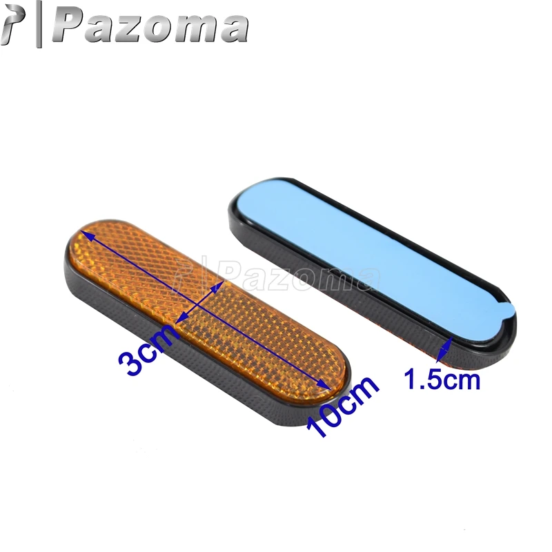 1 пара светоотражающие накладки на переднюю вилку мотоцикла|fork slider|plastic motorcyclefork