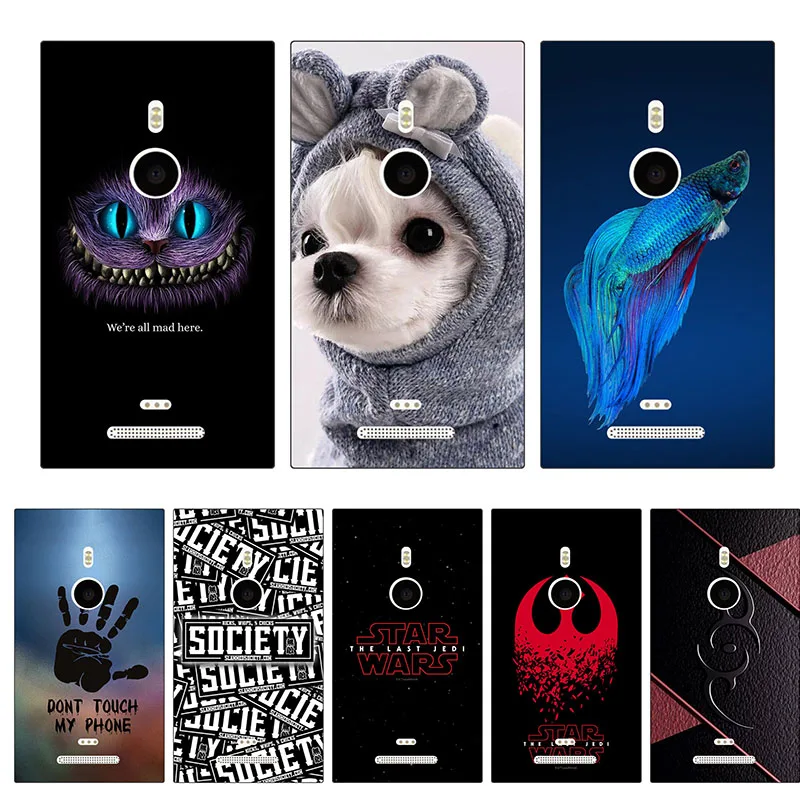 Милый модный чехол с цветочным рисунком для Nokia Lumia 925 чехлы телефона Fundas матовый