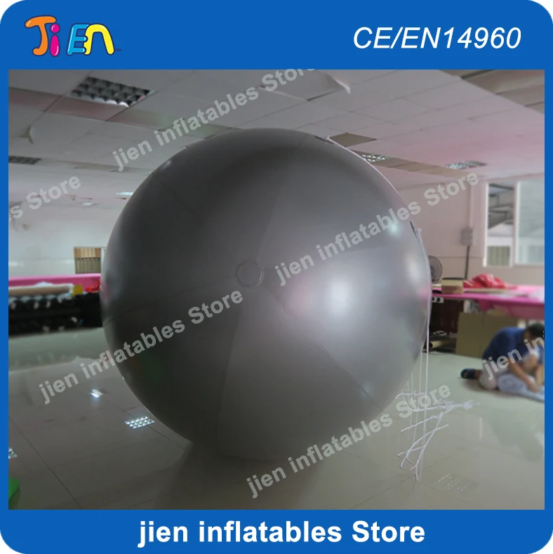 5 м длинный серебристый надувной гелий воздушный корабль blimp рекламный шар Zeppelin