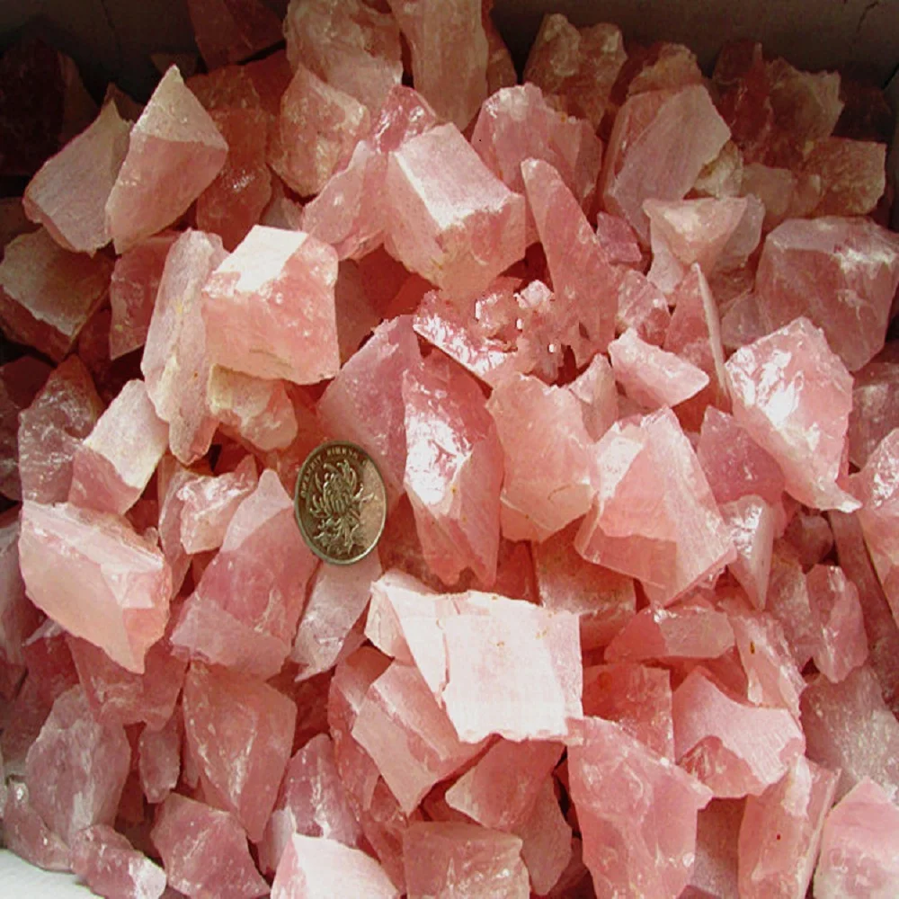 

Raw Natural Pink Rose Quartz Crystal Rough Stone Raw Natural Quartz Crystal Rough Stone