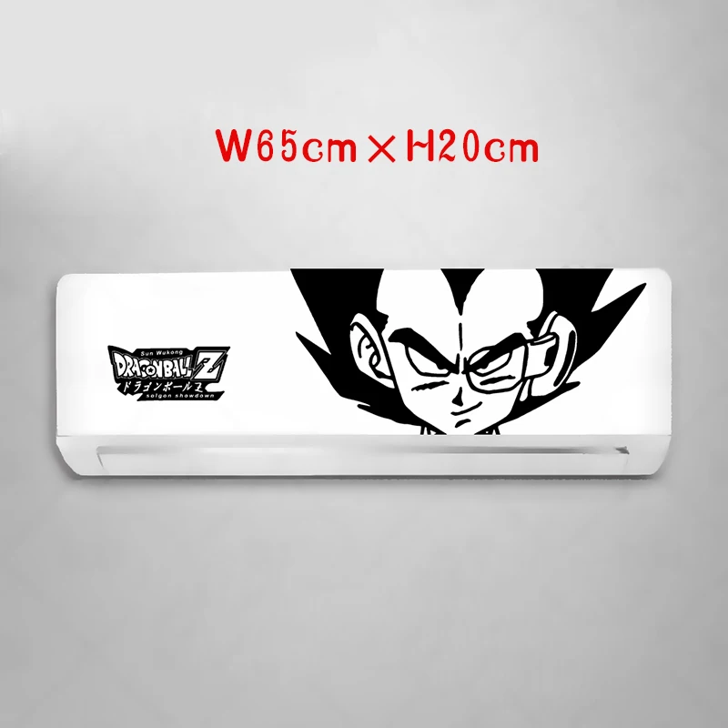 10black J Dragon Ball Vegeta кондиционер стикер Наруто мультфильм стикер стены вешалка-наклейка украшение для спальни обои - Цвет: 10black J