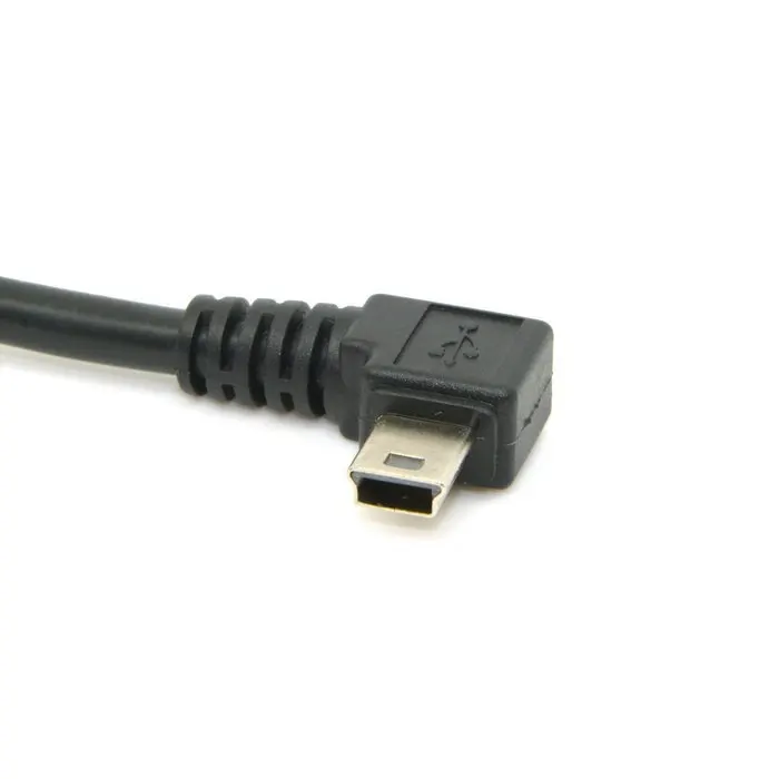 50 шт./мини USB B Тип 5pin мужской прямоугольный 90 градусов к 2 0 Мужской кабель для
