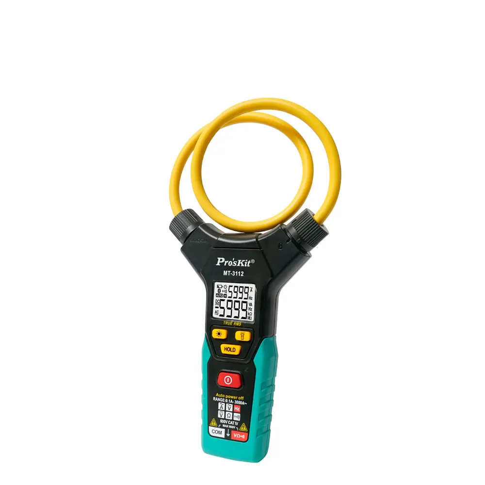 Pro'sKit MT-3112 3 5/6 Smart True-RMS Flex Клещи Тип Настольный цифровой Электронный мультиметр тестер переменного тока постоянного тока