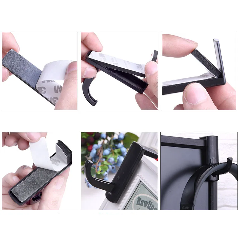 Headphones' Stand Universal Headphone Headset Hanger Wall Hook PC Monitor Earphone Rack Holder rack | Электроника