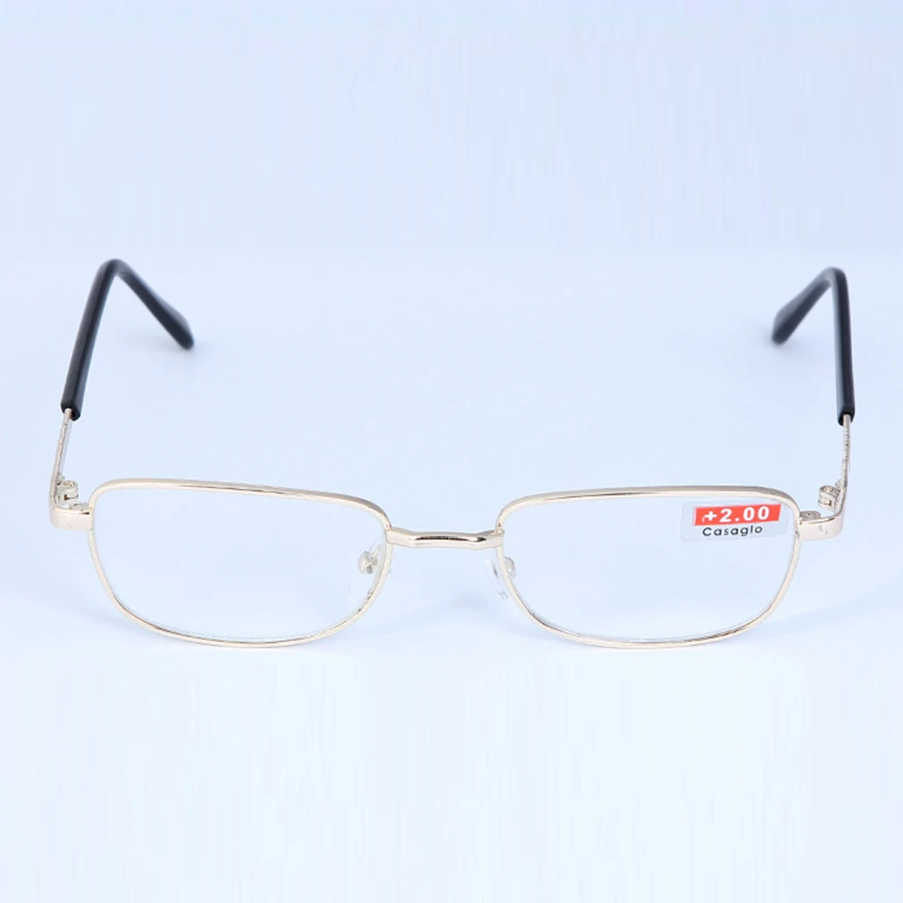 Gafas De Lectura 2 пары модные удобные мужские очки для чтения с защитой от усталости+ 0,75+ 1,5+ 1,75+ 2+ 2,25+ 2,5++ 4 - Цвет оправы: Золотой