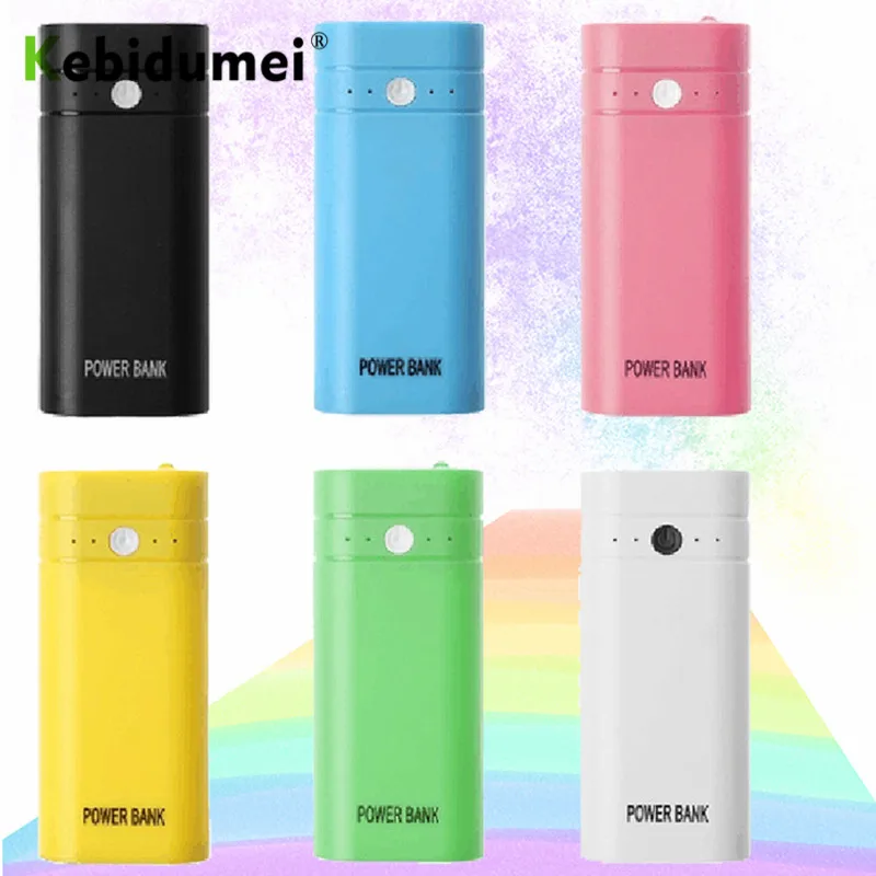 Kebidumei чехол для зарядного устройства аккумулятора 2X 18650 USB внешний аккумулятор
