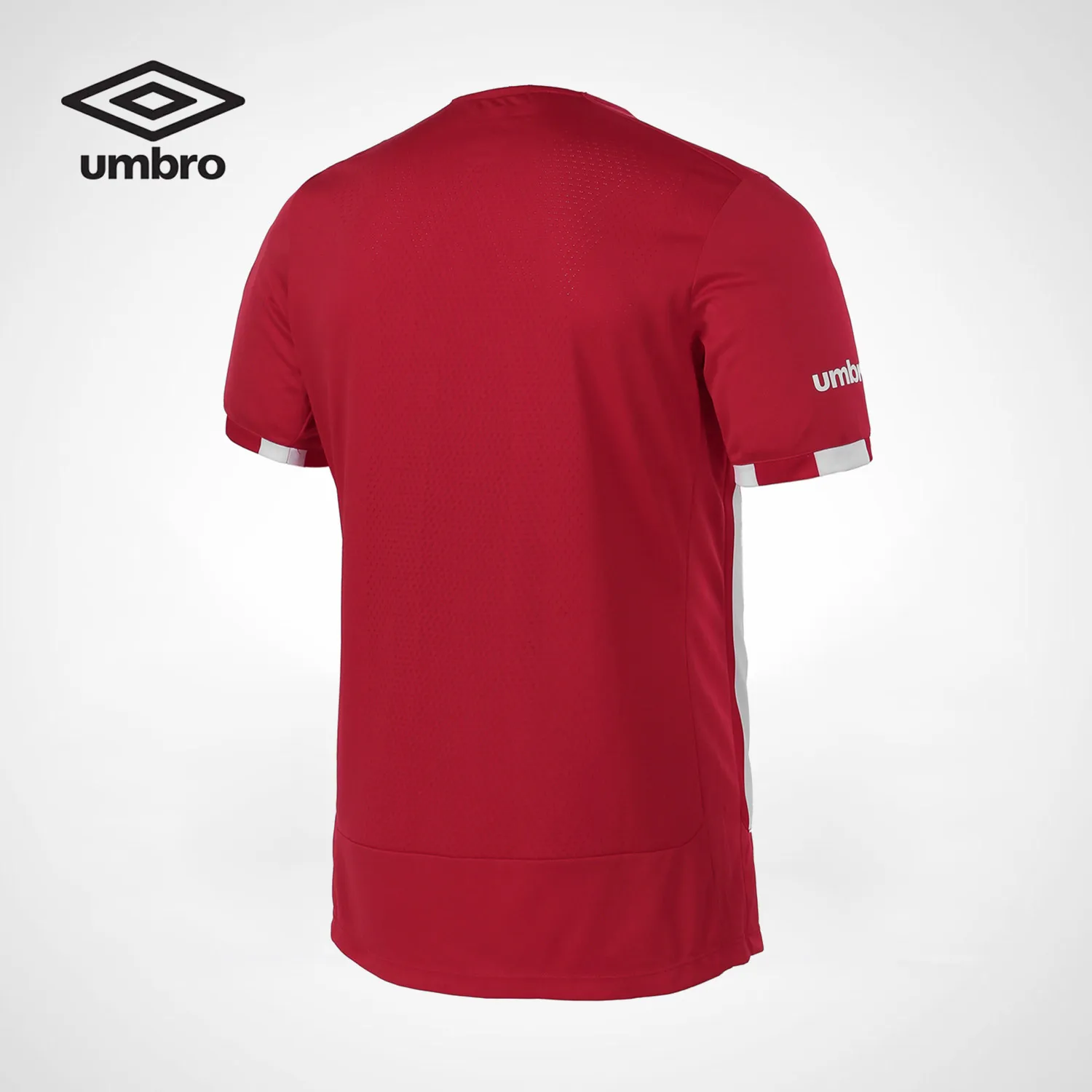 Umbro мужская футбольная серия, футболки с короткими рукавами, спортивная одежда, Профессиональная футбольная Футболка для спортивного матча, Красная футболка UUB63401