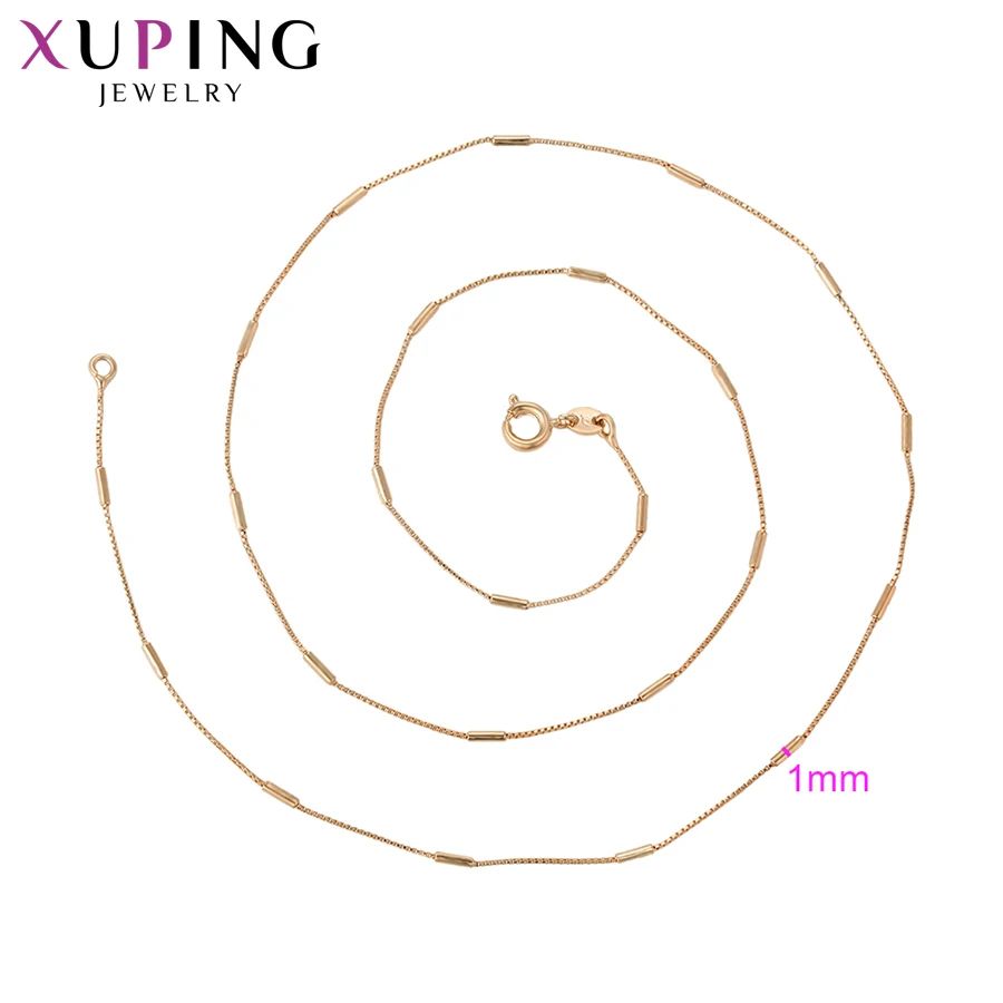 Новое поступление ювелирные изделия Xuping золотистое Плиссированное ожерелье для