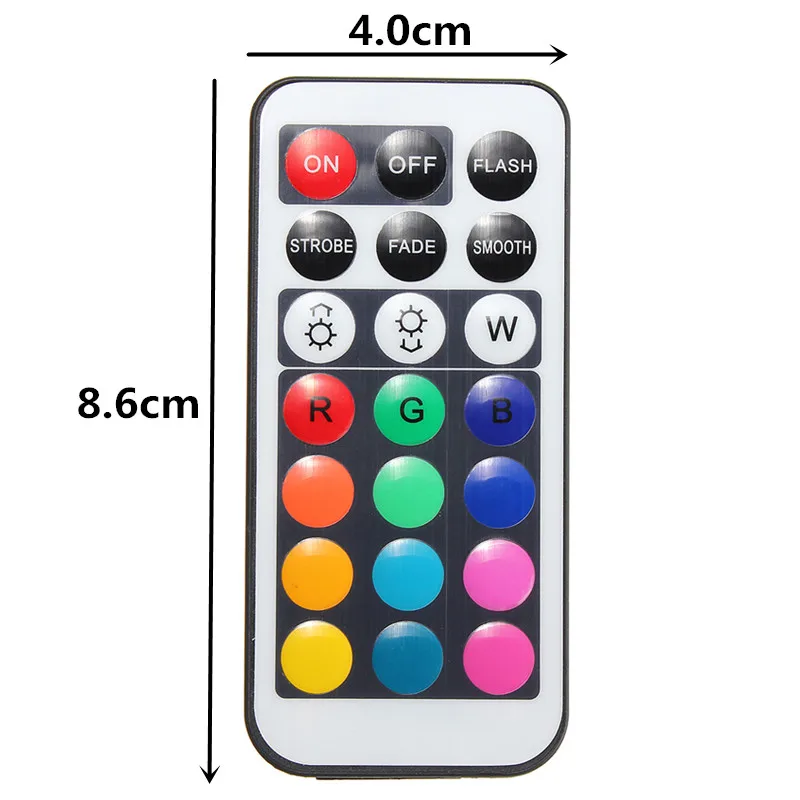

1W RGB LED Submersible Light Bulb 1.5V Colorful Candle Light Underwater Lamp With Remote Control Waterproof IP65 Decor Lighting