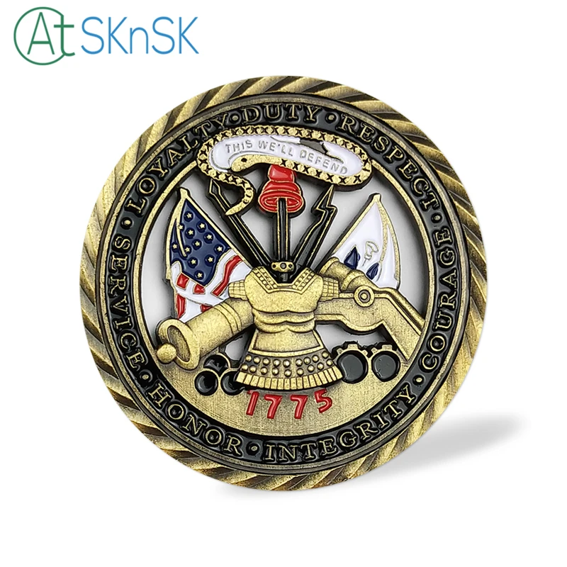 Новое поступление монета 1/3/5/10 шт. американские армейские основные ценности