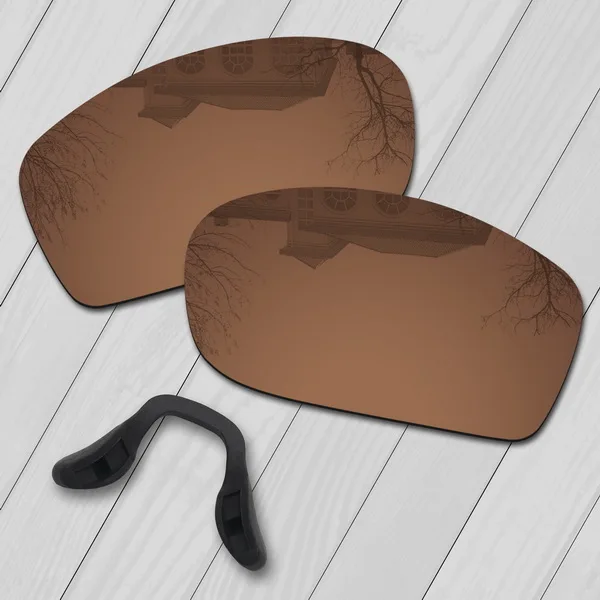 Brown-Nose pads E.O.S поляризованные улучшенные Замена Объективы Для Высококачественные солнцезащитные очки Oakley Джульетта Солнцезащитные очки-несколько вариантов - Цвет линз: Brown-Nose pads