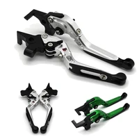 with logo motorcycle frame ornamental foldable brake handle extendable clutch lever for buell x1 lightning s1 lightning
