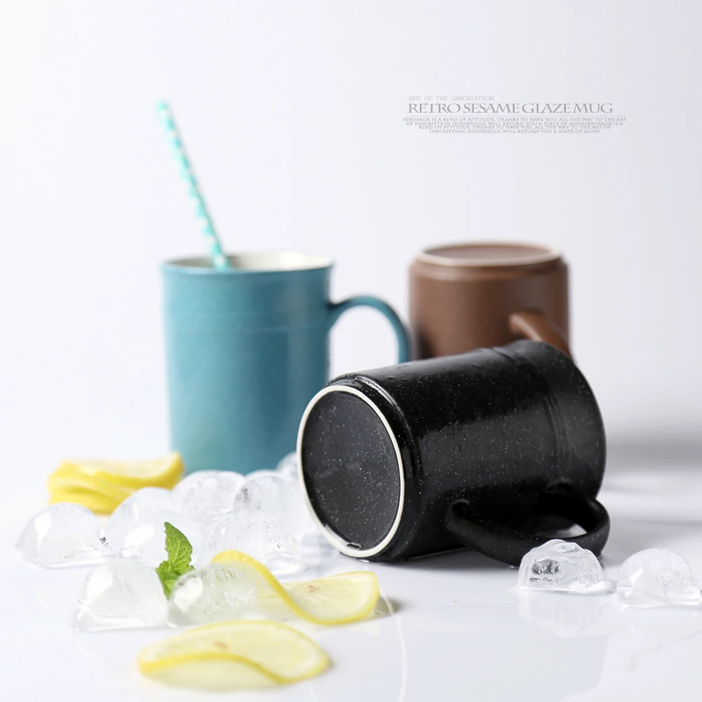 2017 Nordic Дизайн Стаканы и бокалы чистого три Цвета керамические Кружки столовая