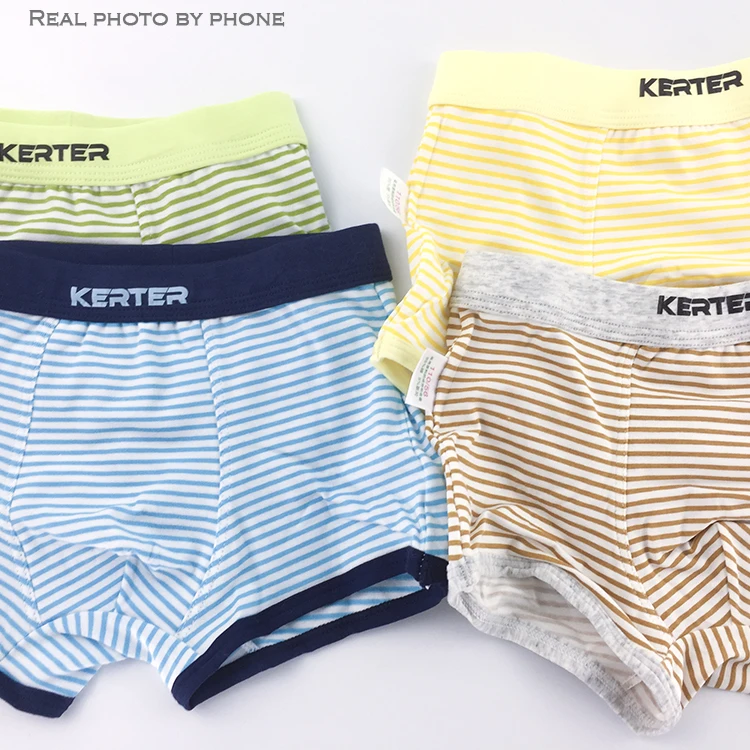 2 шт. в комплекте Мягкий хлопок полосой Нижнее белье для детей и подростков