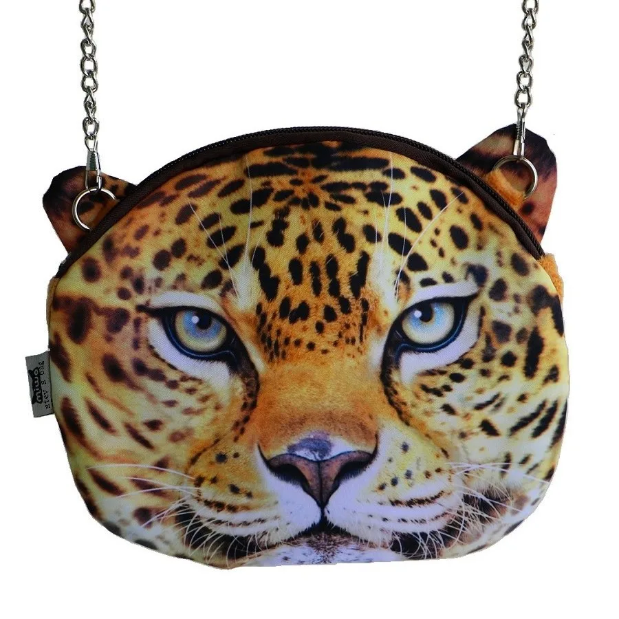 Маленький размер Новый дизайн женские Ретро мультфильм 3D животных печати сумки