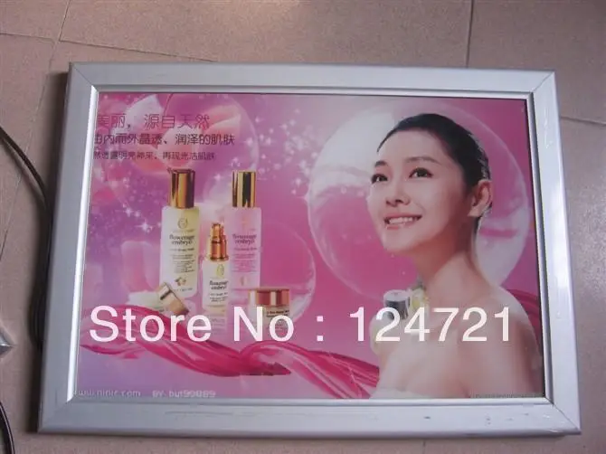 A1 рамки для постеров/наружная реклама супертонкая Светодиодная светильник вая