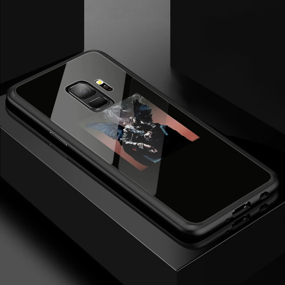 Lavaza реперская Музыка Дизайн Закаленное Стекло мягкий чехол для Samsung Galaxy S8 S9 S10 Plus