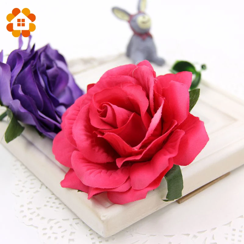 5/10 шт. Декоративные искусственные розы цветочные головки для украшения