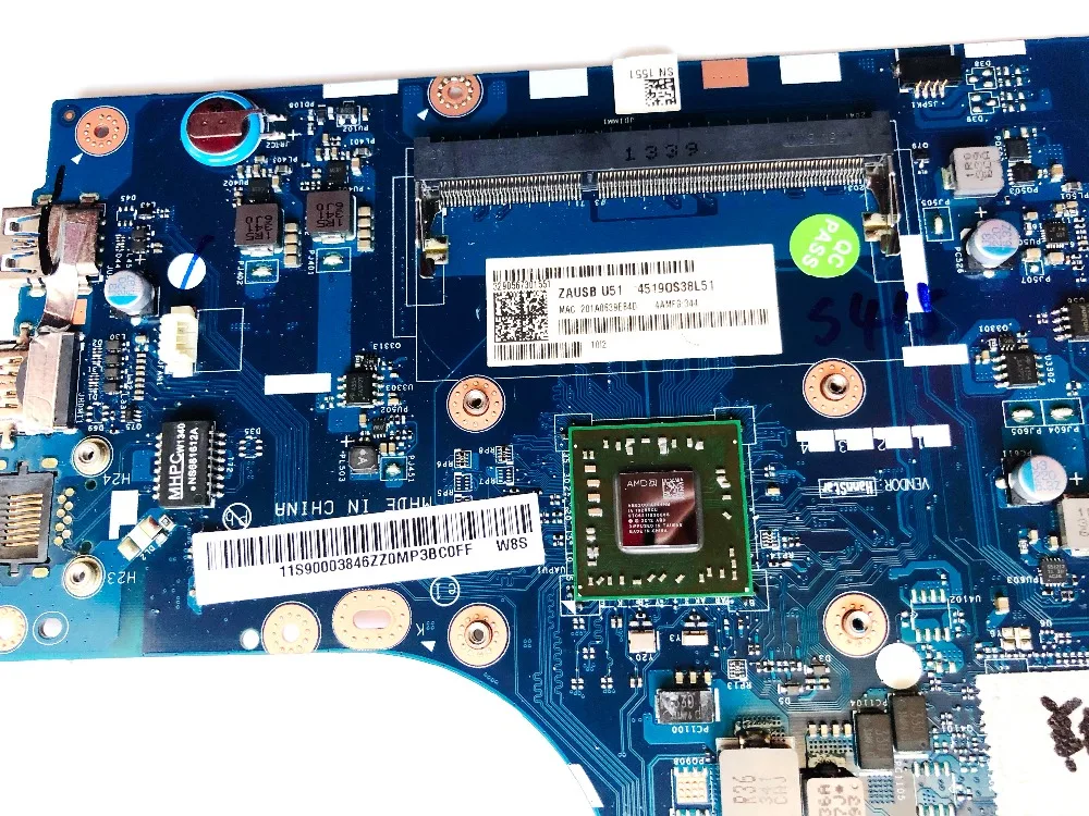 Оригинальный Для lenovo S415 Материнская плата ноутбука A6-5200 ZAUSA LA-A331P испытанное