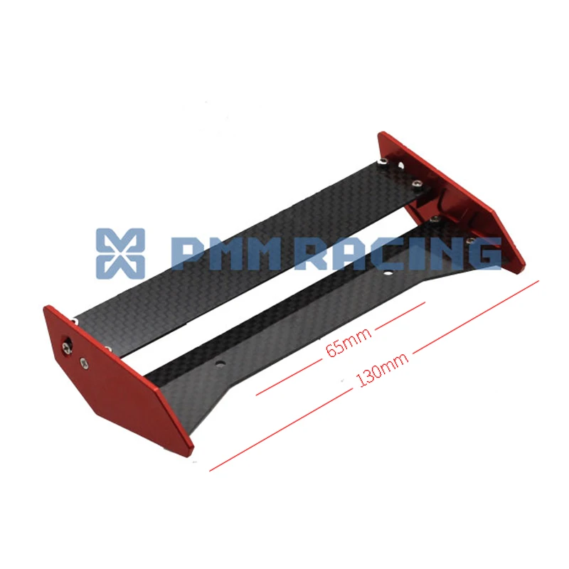 1/10 RC Гусеничный автомобиль CNC углеродное волокно заднее крыло для Axial EXO Terra