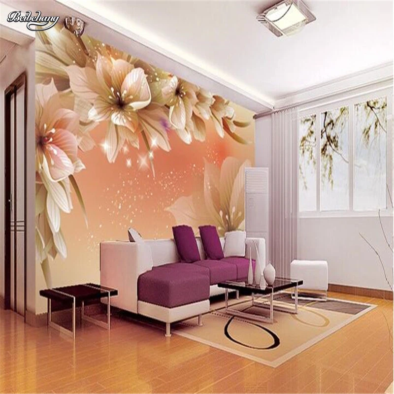 Фотообои beibehang на заказ большие настенные 3D обои уютная спальня современный