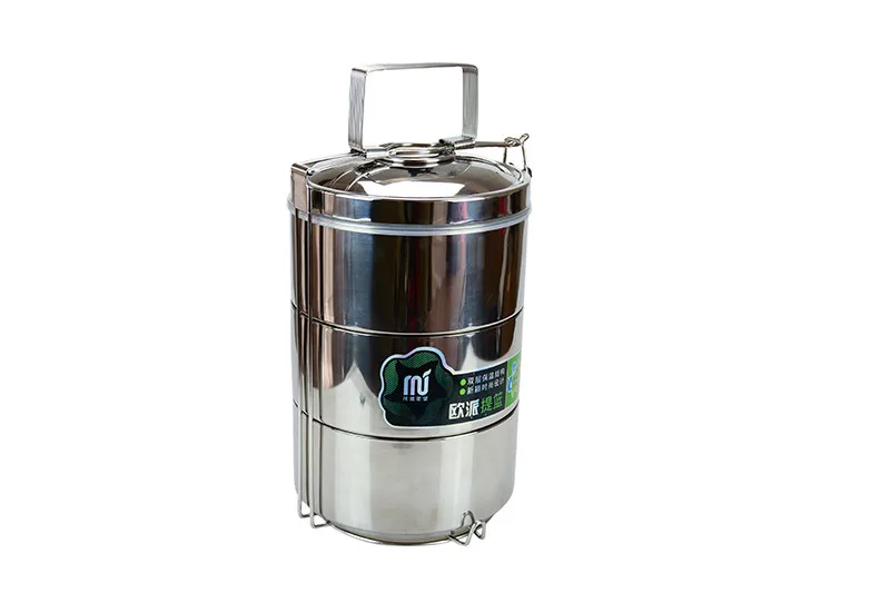 3 слой Большой 2.8L нержавеющей стали Lunch Box посуда наборы пищевых контейнеров бенто Закуска термос термос для еды ланч бокс термос для еды с контейнерами