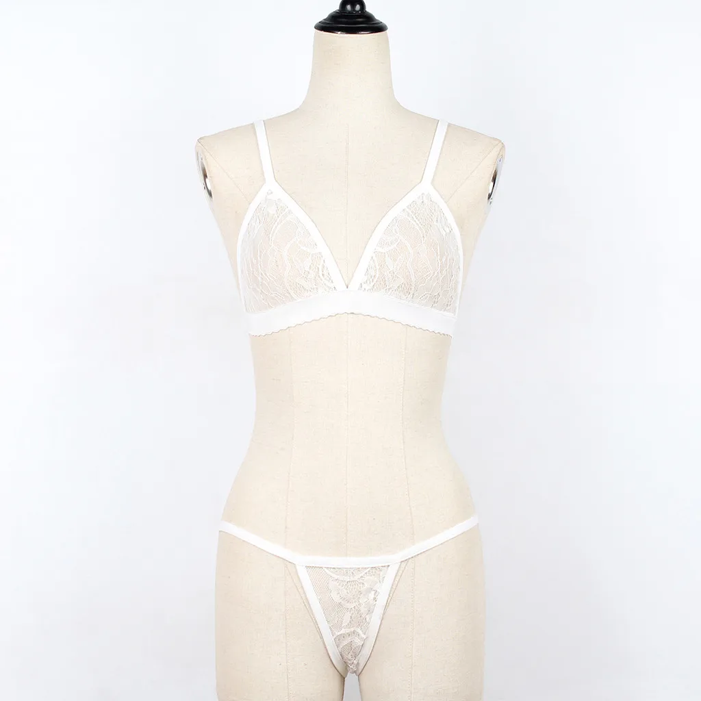 Сексуальное нижнее белье porno Боди Нижнее белье Женская комбинация бюстгальтер мини-пальто жилет Холтер трусы бикини корсет кружева муслин пижамы H5
