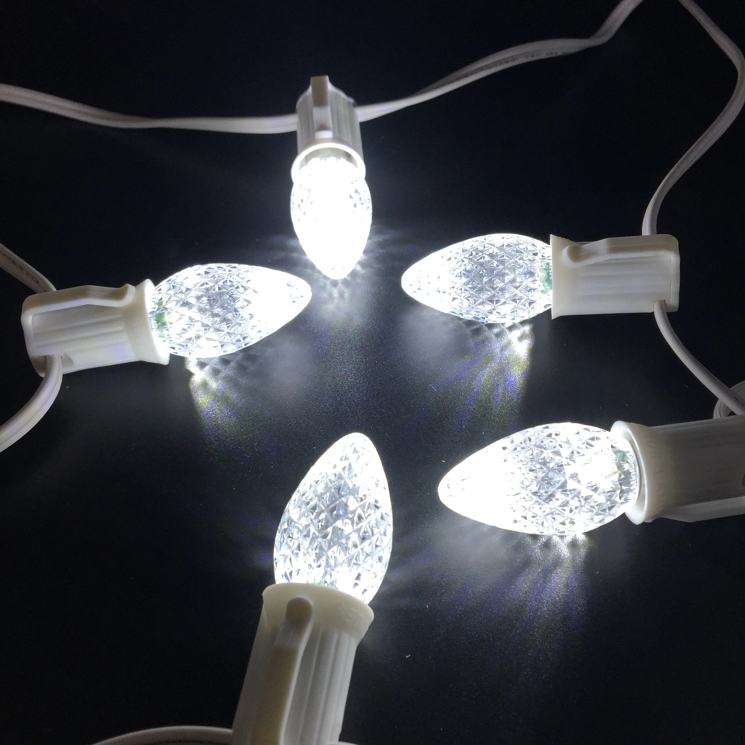 UL перечисленные коробки 25 C7 светодиодный лампы для замены 2 SMD СВЕТОДИОДНЫЙ s в