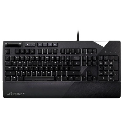 Механическая игровая клавиатура ROG Strix Flash RGB с переключателями Cherry MX, настраиваемым значком с подсветкой и выделенными клавишами мультимедиа