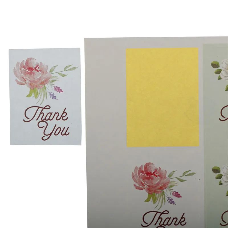 80 шт./компл. винтажный цветочный дизайн этикетка ручной работы наклейка для