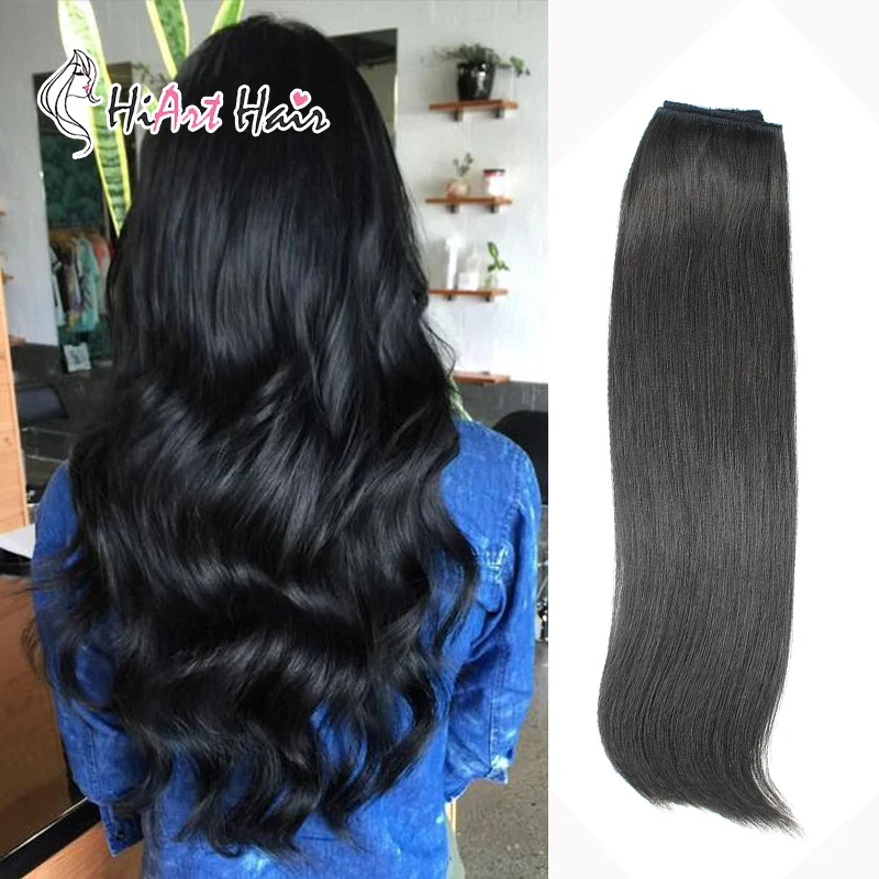 HiArt 100 г Halo волосы для наращивания, человеческие волосы remy Halo для наращивания, двойные человеческие волосы, накладные волосы Halo