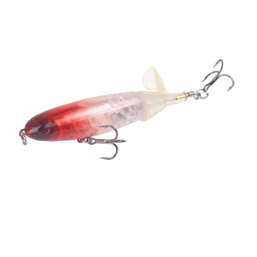 1 шт. качество Whopper Plopper 100 мм/15,6 г Топ воды Поппер жесткая приманка для рыбалки воблеры вращающийся мягкий хвост рыболовные снасти